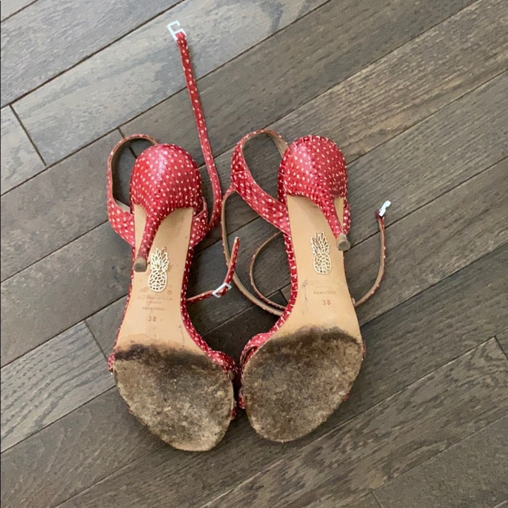 Red Aquazurra Sandals - Picture 3 of 6